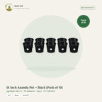 16 Inch Ananda Pot – Black (Pack of 10)