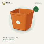 16 Inch Square Pot – TC