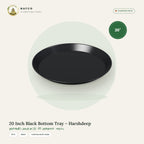 20 Inch Black Bottom Tray – Harshdeep