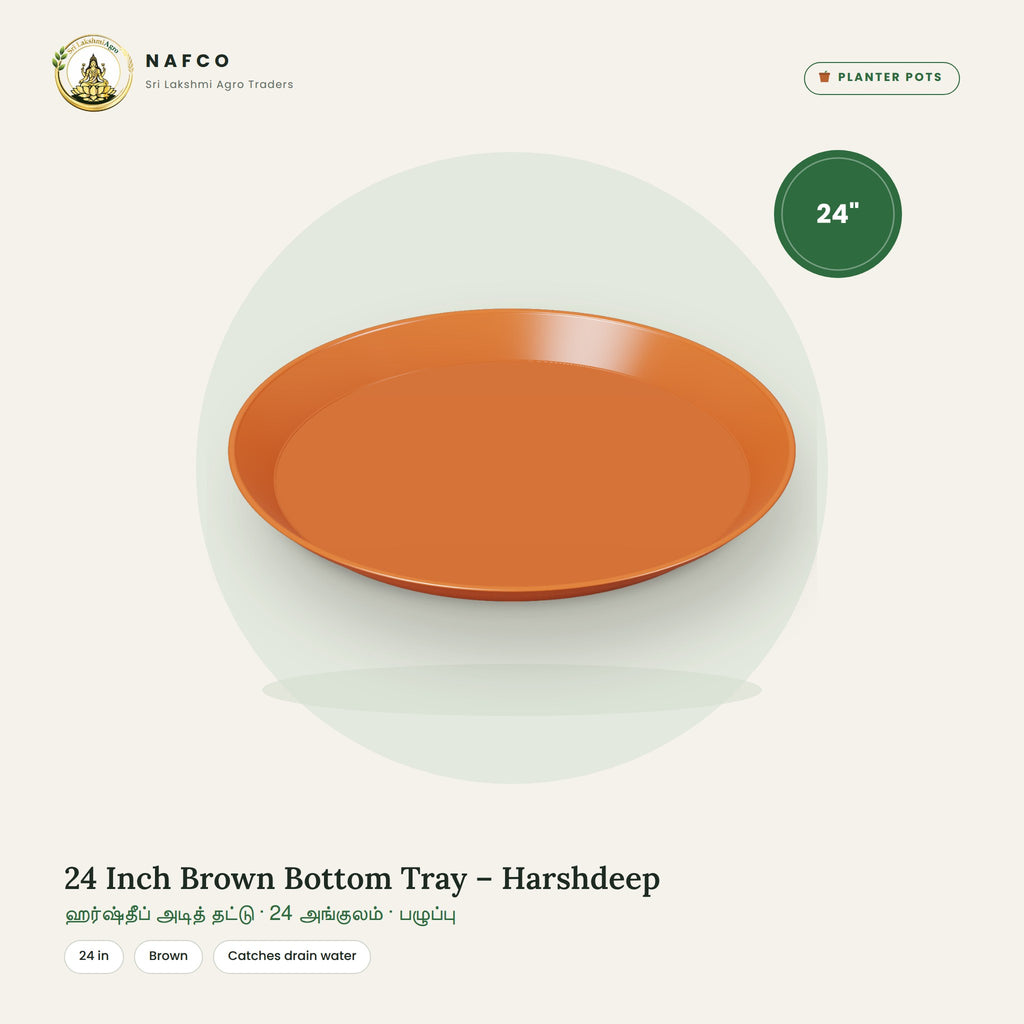 24 Inch Brown Bottom Tray – Harshdeep