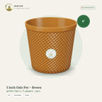 5 Inch Oslo Pot – Brown