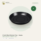 6 Inch Black Bottom Tray – Janata
