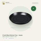 8 Inch Black Bottom Tray – Janata