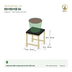 ABS-Coated Pipe Stand – 10×10×12 in size guide with dimensions and how many pots it holds
