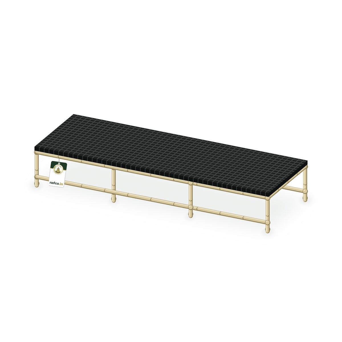 ABS-Coated Pipe Stand – 60×20×10 in, Sri Lakshmi Agro plant stand on a white background