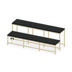 ABS-Coated Pipe Stand – 60×24×22×12 in, 2 Step, Sri Lakshmi Agro plant stand on a white background