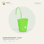 Ananda Lily Hook Pot – Green