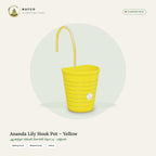 Ananda Lily Hook Pot – Yellow