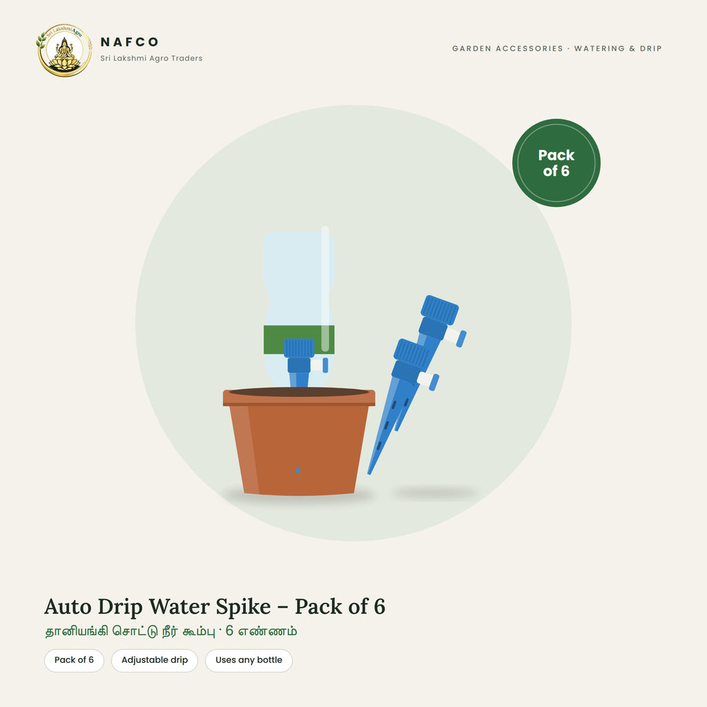 Auto Drip Water Spike – Pack of 6