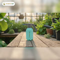 2 litre rechargeable electric sprayer on a garden bench