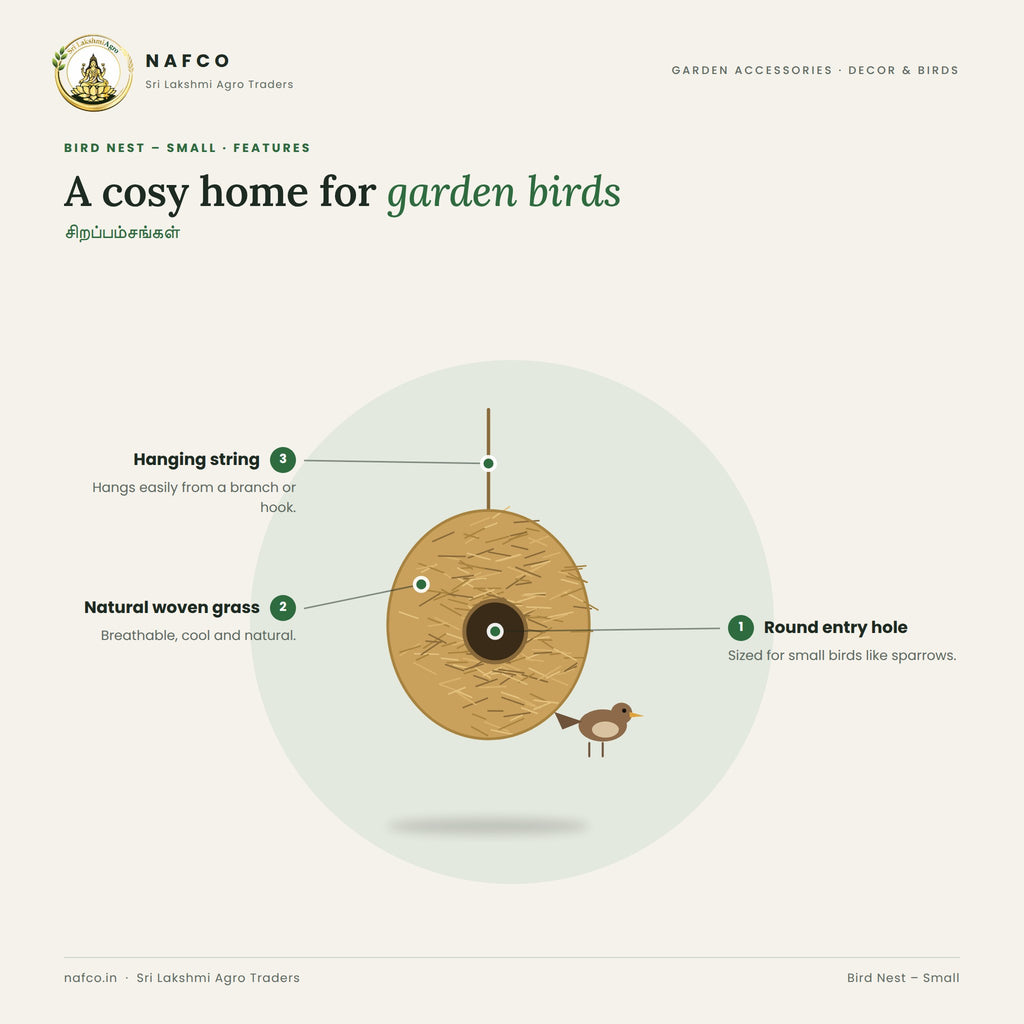 Bird Nest – Small – features