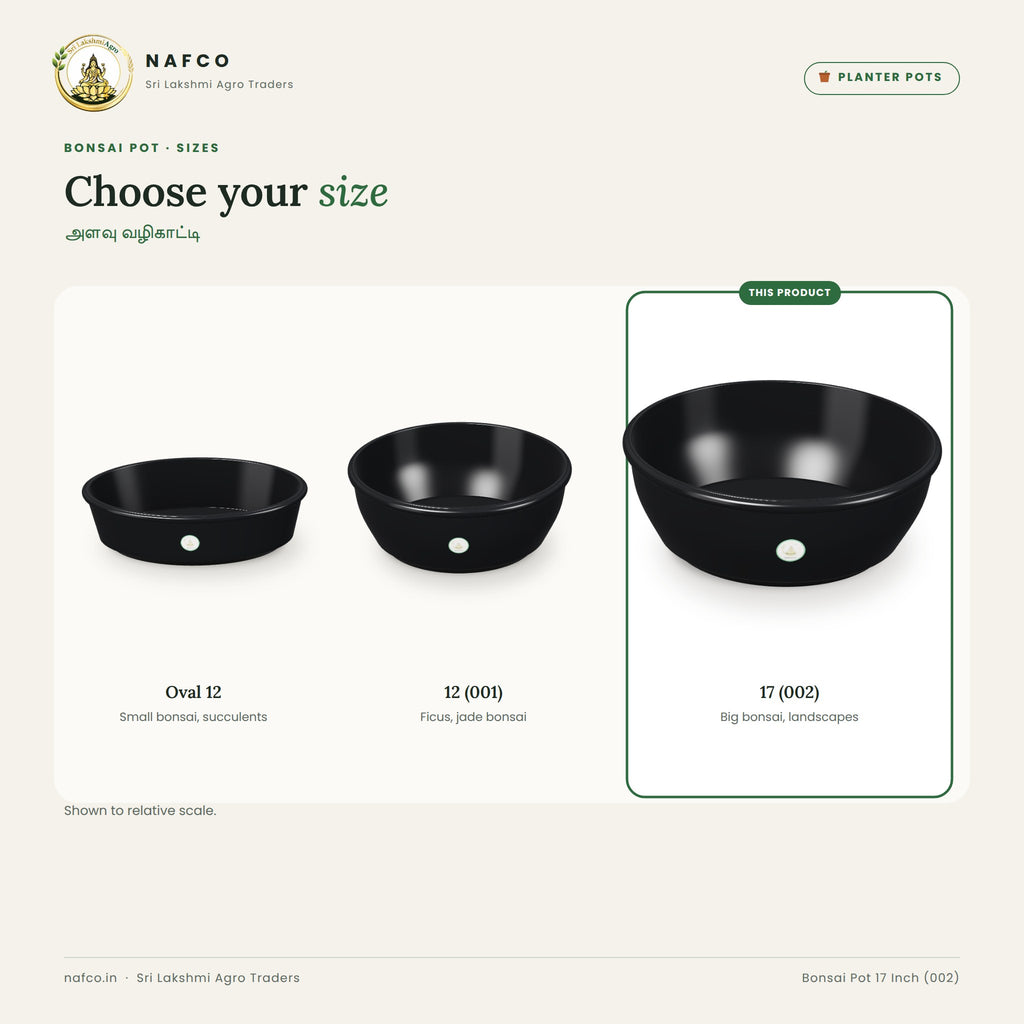Bonsai Pot 17 Inch (002) – size guide