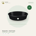 Bonsai Pot – Oval 12 Inch