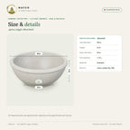 Cement Lotus Pot – 2.5 Feet (Bowl) – size and details