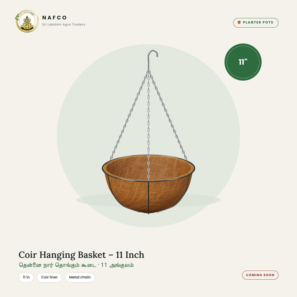 Coir Hanging Basket – 11 Inch