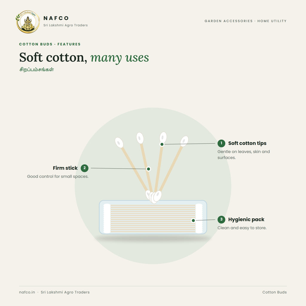 Cotton Buds – features