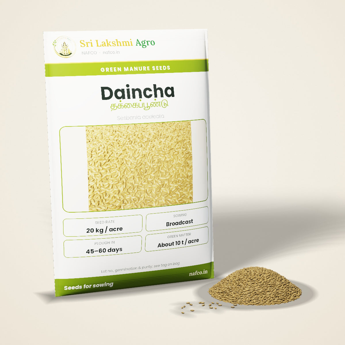 Daincha (Thakkai Poondu) Green Manure Seeds