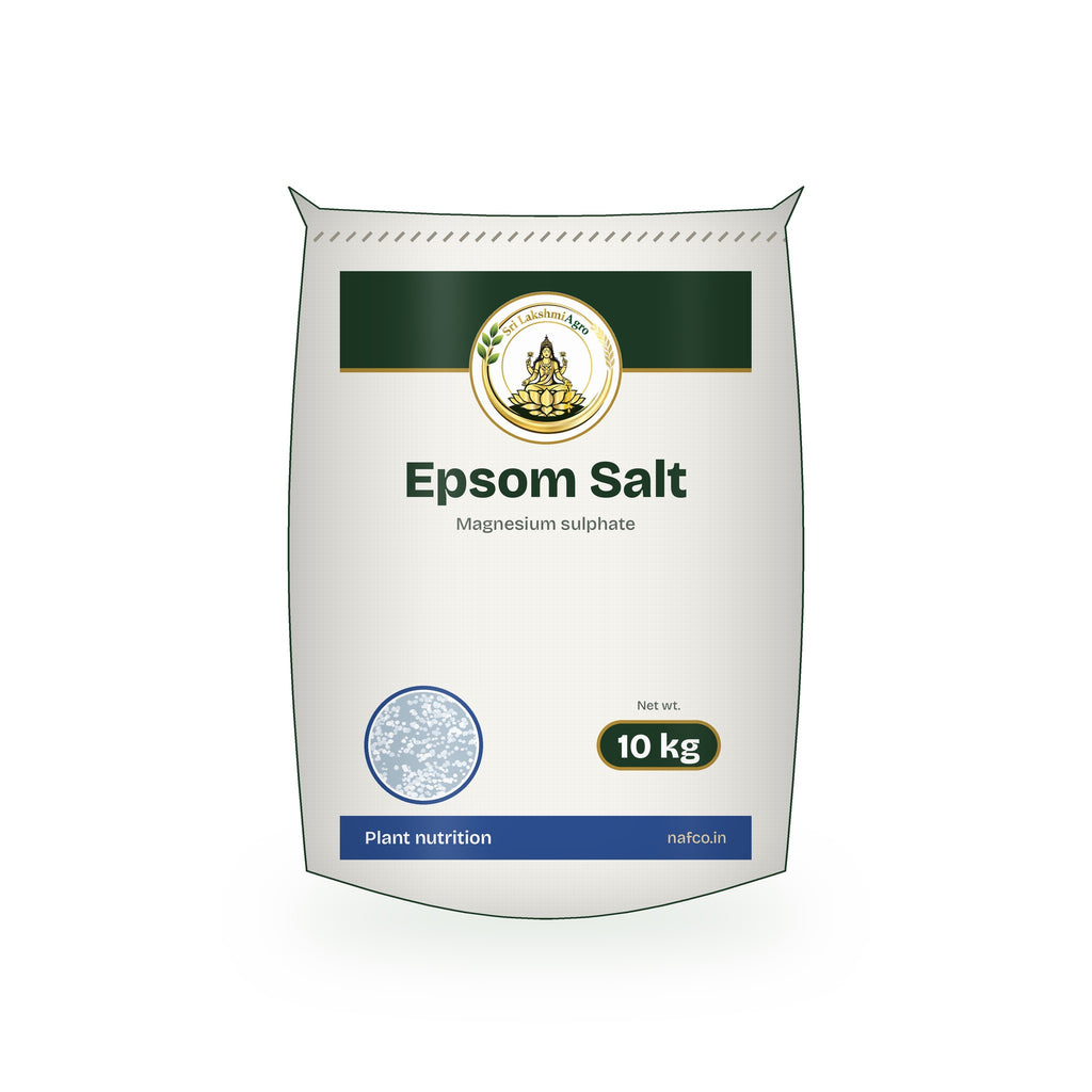 Epsom Salt – 10 kg in a Sri Lakshmi Agro woven sack