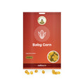 F1 Hybrid Baby Corn Seeds: Sri Lakshmi Agro seed packet with a window showing the seeds