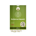 F1 Hybrid Butternut Squash Seeds: Sri Lakshmi Agro seed packet with a window showing the seeds
