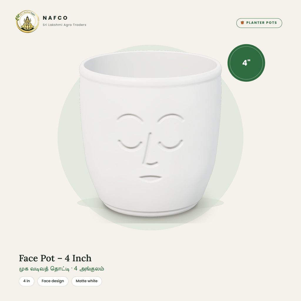 Face Pot – 4 Inch