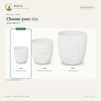 Face Pot – 4 Inch – size guide