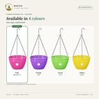 Flower Hanging Pot – Pink – colour guide