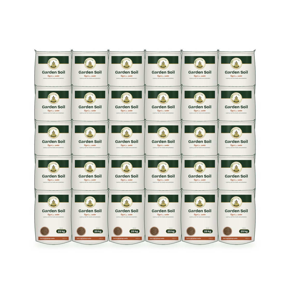 Garden Soil – 25 kg, Pack of 30: Sri Lakshmi Agro packs grouped together