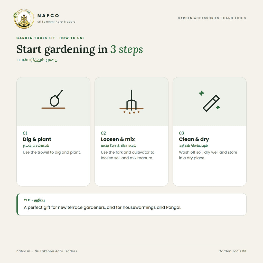 Garden Tools Kit – how to use