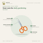 Gardening Scissors – 8.5 Inch – features