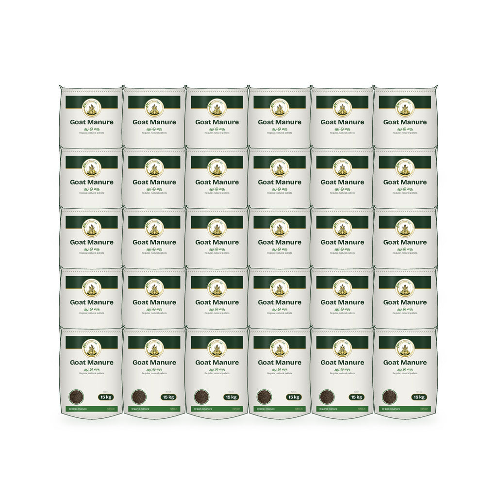 Goat Manure (Regular) – 15 kg, Pack of 30: Sri Lakshmi Agro packs grouped together