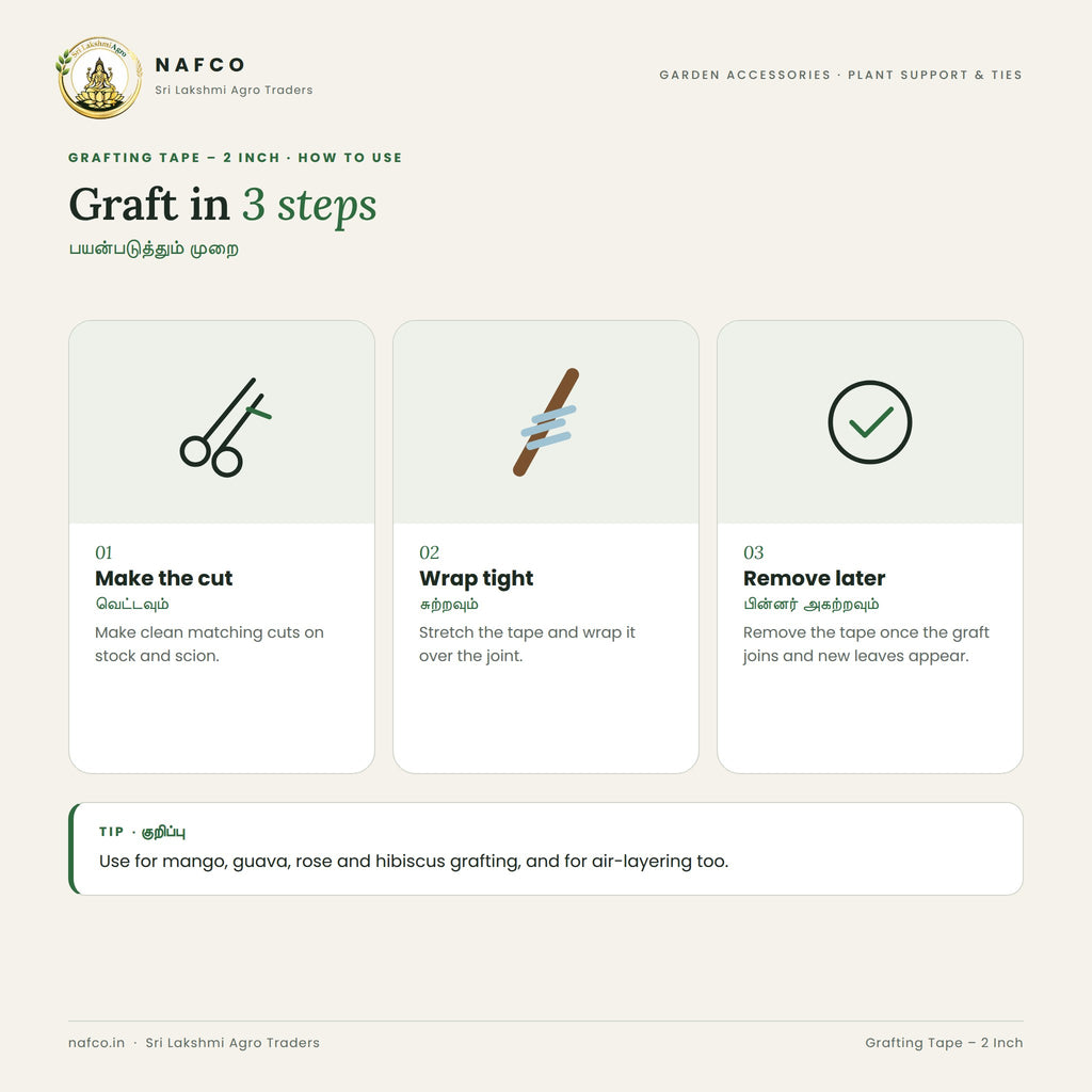 Grafting Tape – 2 Inch – how to use