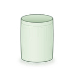 12 × 15 inch round grow bag, illustrated on a white background