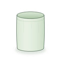 15 × 18 inch round grow bag, illustrated on a white background