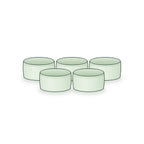 Pack of 5: five 18 × 9 inch round grow bags arranged together