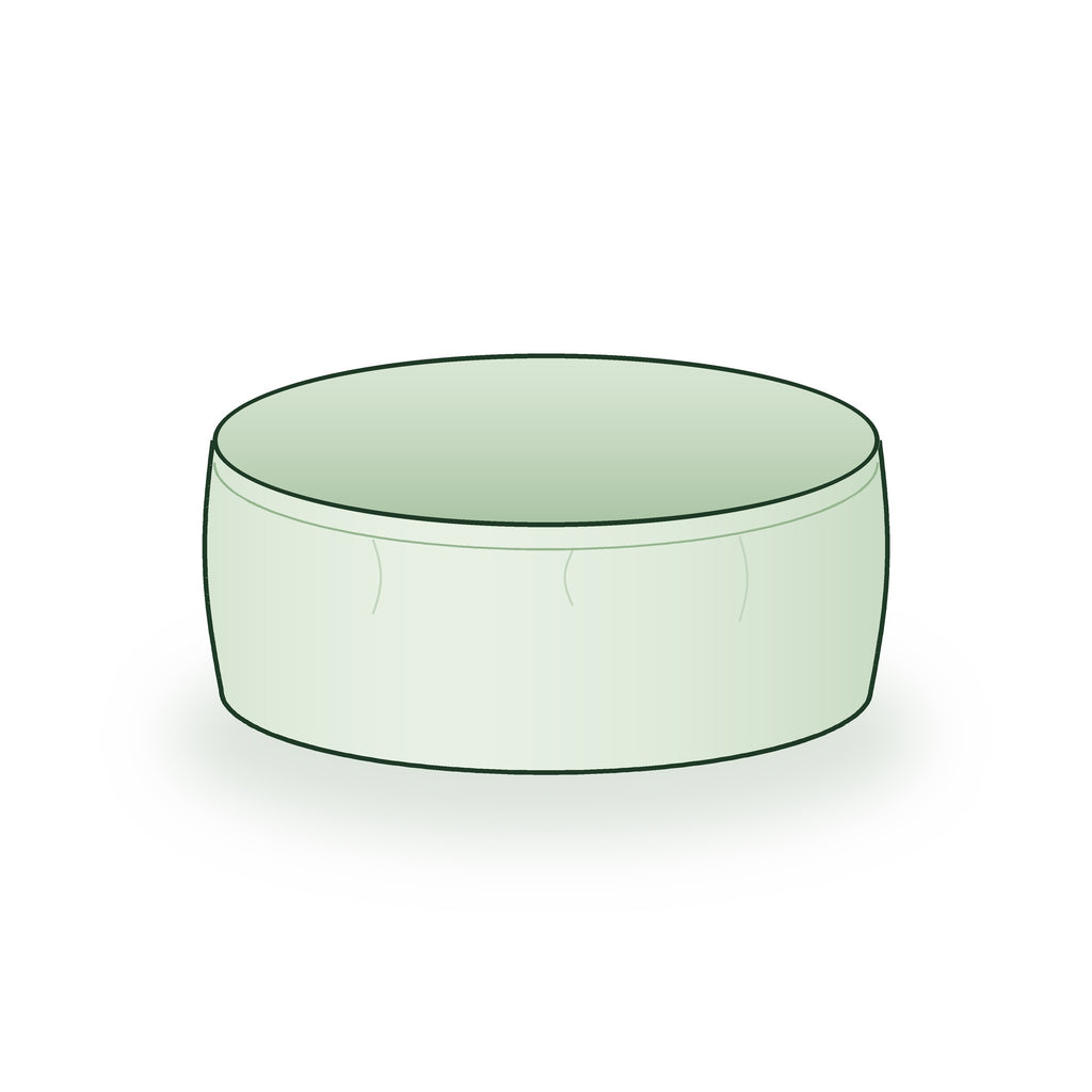 24 × 9 inch round grow bag, illustrated on a white background