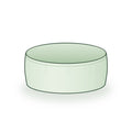 24 × 9 inch round grow bag, illustrated on a white background