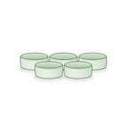 Pack of 5: five 24 × 9 inch round grow bags arranged together