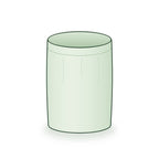 9 × 12 inch round grow bag, illustrated on a white background