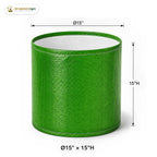 HDPE round grow bag, 15 × 15 inch (38 × 38 cm), holds about 43 litres