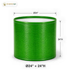 HDPE round grow bag, 24 × 24 inch (61 × 61 cm), holds about 178 litres