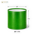 HDPE round grow bag, 9 × 9 inch (23 × 23 cm), holds about 9 litres