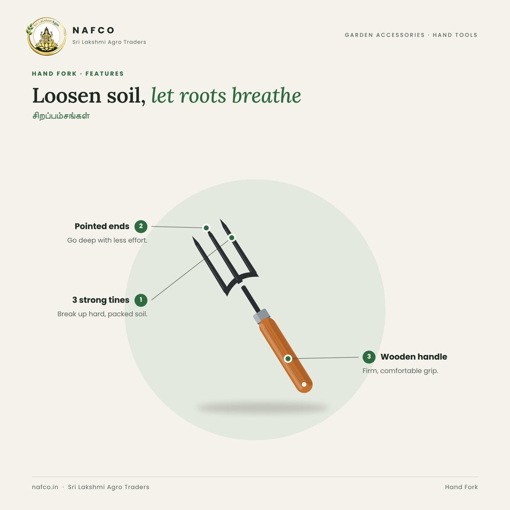 Hand Fork – features