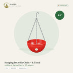 Hanging Pot with Chain – 8.5 Inch