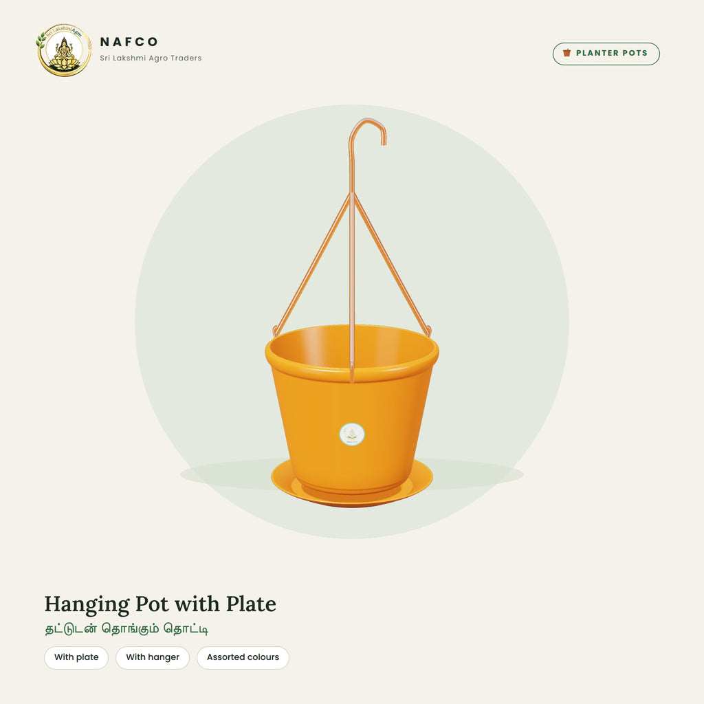 Hanging Pot with Plate