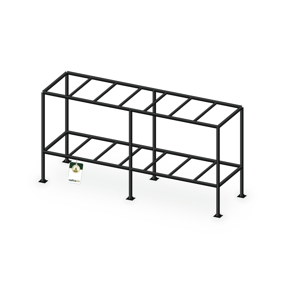 Iron Double Layer Stand – 36×10×18×6 in, Sri Lakshmi Agro plant stand on a white background
