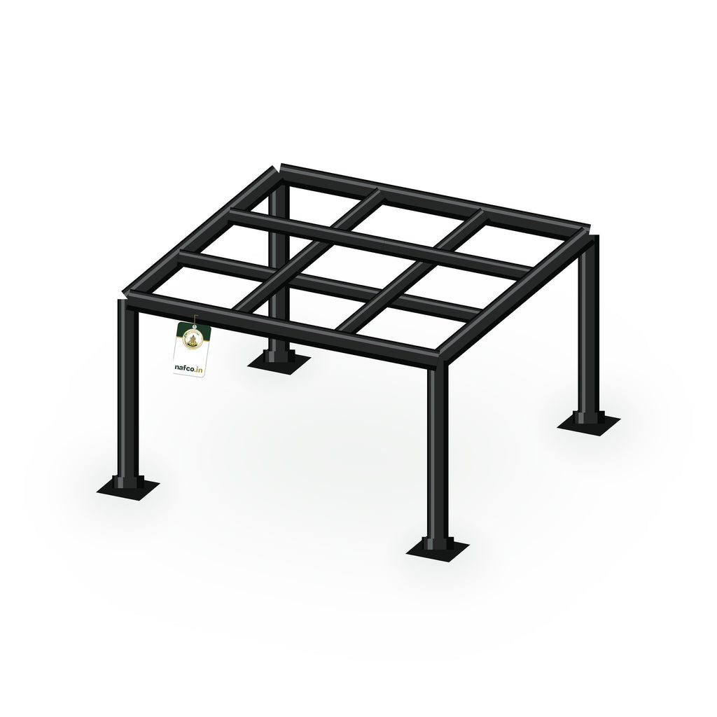 Iron Square Stand – 10×10 in, Sri Lakshmi Agro plant stand on a white background