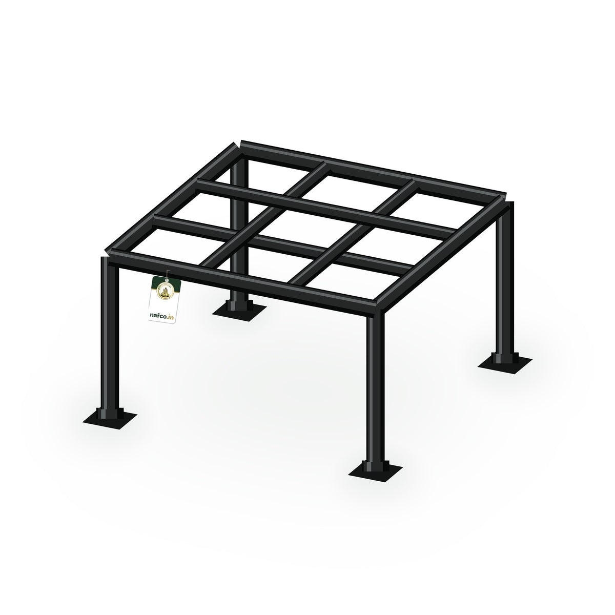 Iron Square Stand – 10×10 in, Sri Lakshmi Agro plant stand on a white background