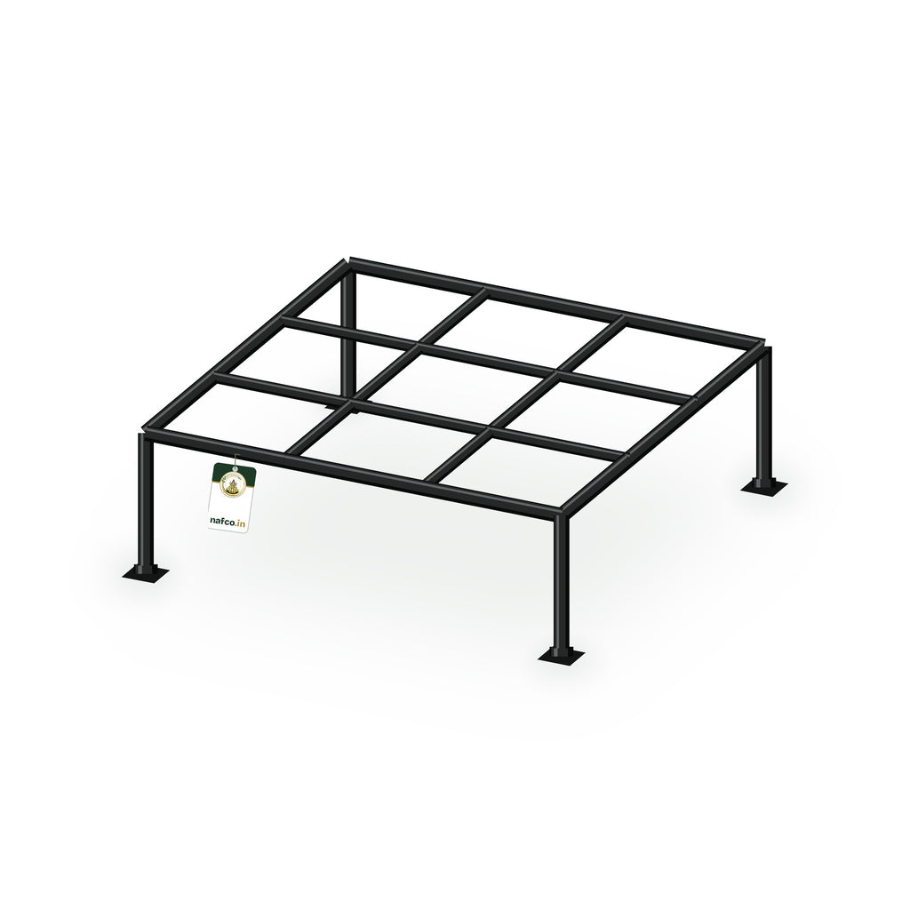 Iron Square Stand – 18×18 in, Sri Lakshmi Agro plant stand on a white background