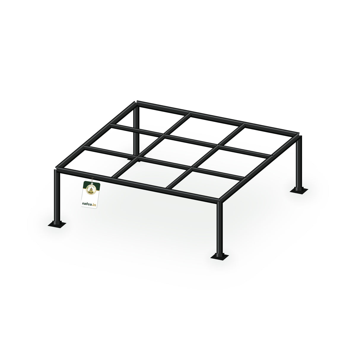 Iron Square Stand – 18×18 in, Sri Lakshmi Agro plant stand on a white background